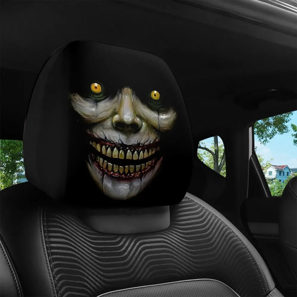 Gothic Demon Eye Headrest Covers – 2-Piece Car Decor Set Car Headrest Covers HIP