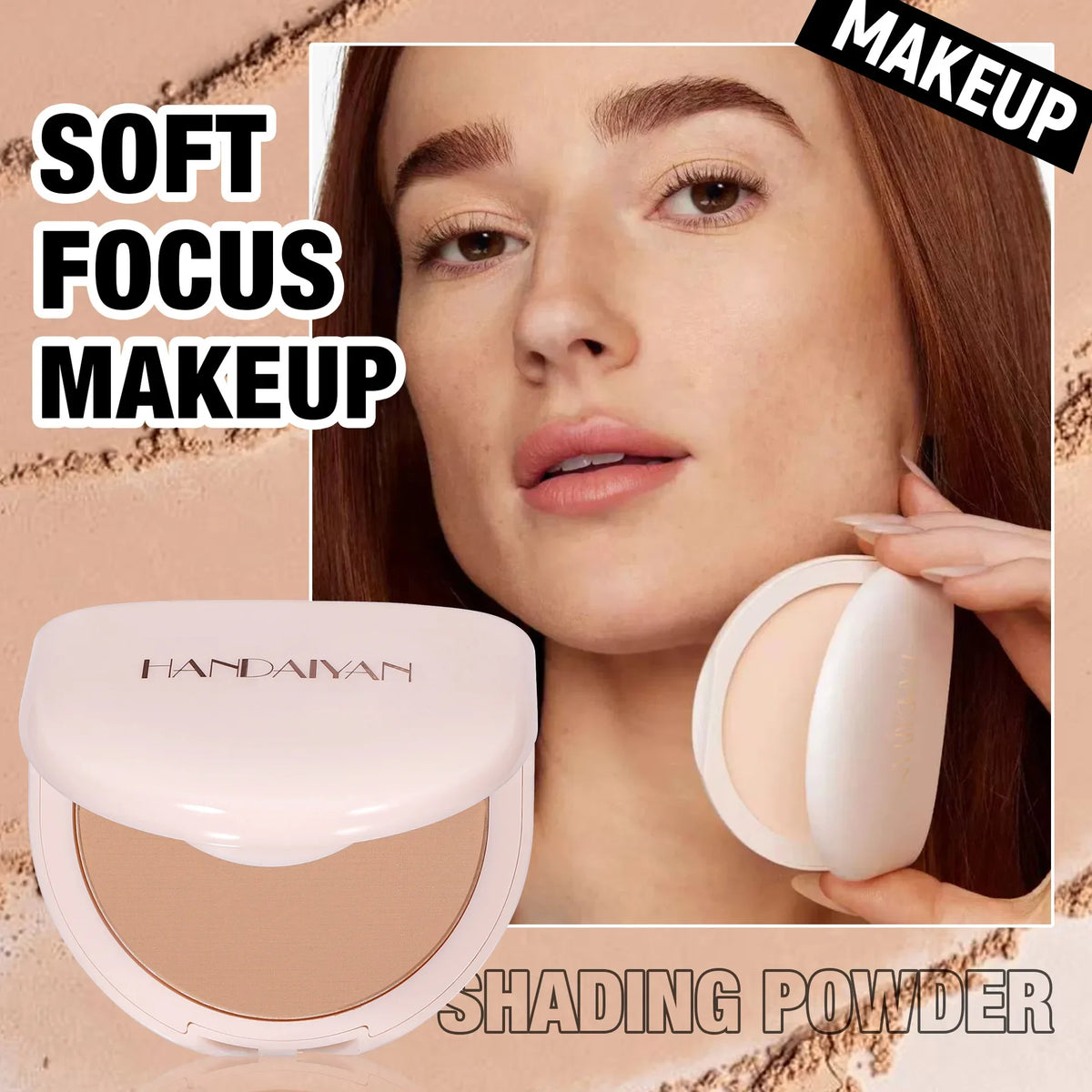 Handaiyan Matte Pressed Setting Powder – Oil Control & Waterproof Pressed Setting Powder HIP