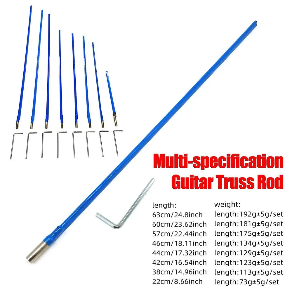 Two-Way Guitar Truss Rod + Hex Wrench – 8 Sizes 22–63cm Guitar Truss Rod HIP