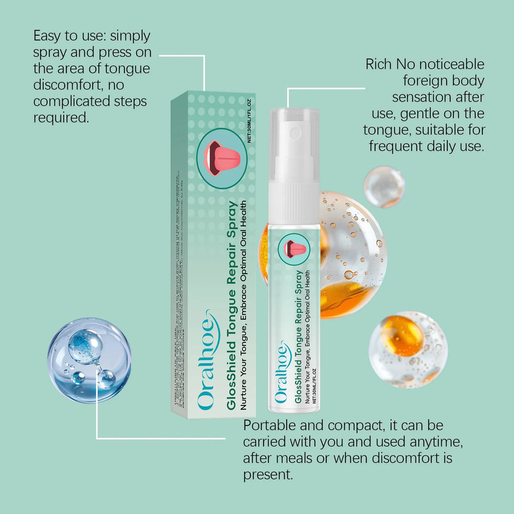 Tongue Care Fresh Breath Spray – Green Tea & Vitamin B1 Oral Breath Spray HIP