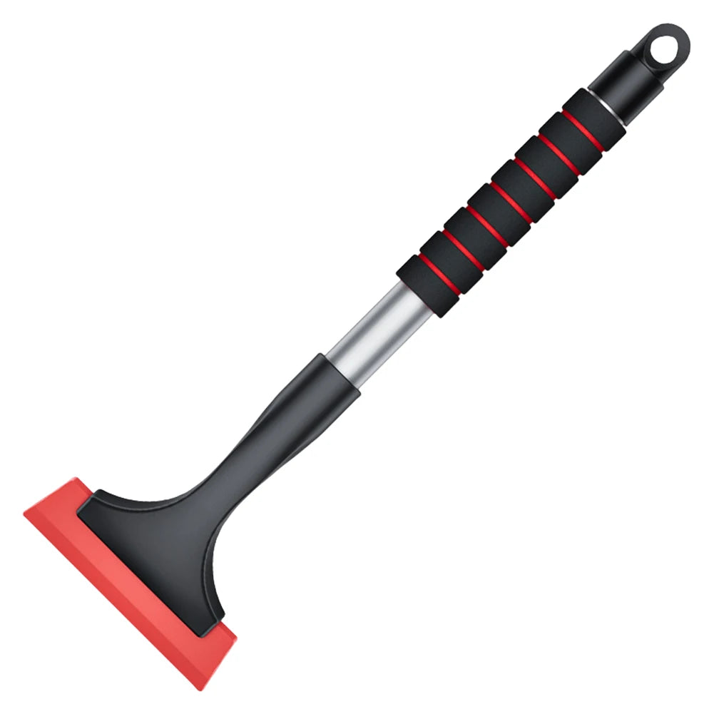 Extendable Aluminum Ice Scraper & Snow Brush for Car Windows Car Ice Scraper HIP Red