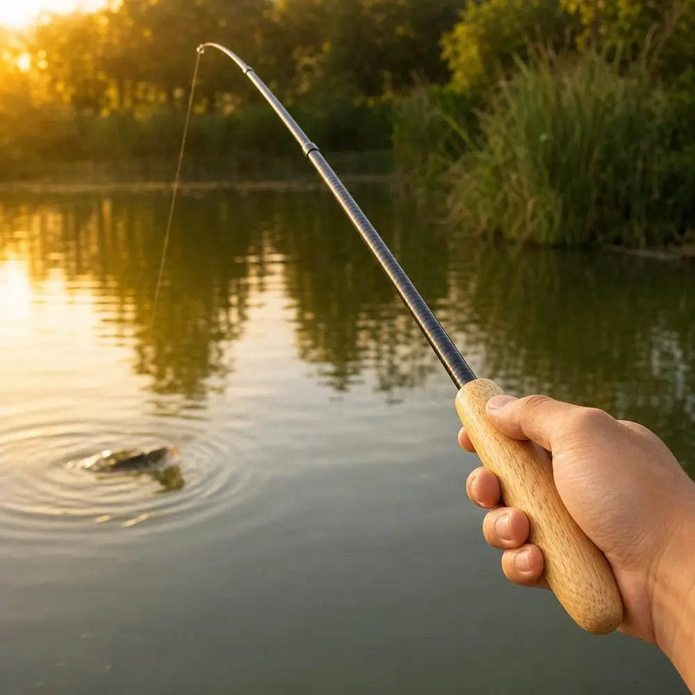 Portable Retractable Fishing Rod 1.2m/2.1m – Spinning Retractable Fishing Rod HIP