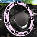 Witch Hat Broomstick Steering Wheel Cover – Universal Fit Steering Wheel Cover HIP SILVER
