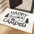 Forest Camping Doormat – Pine Tree Moon Non-Slip Entry Mat Decorative Doormat HIP 1 50x80-Felt