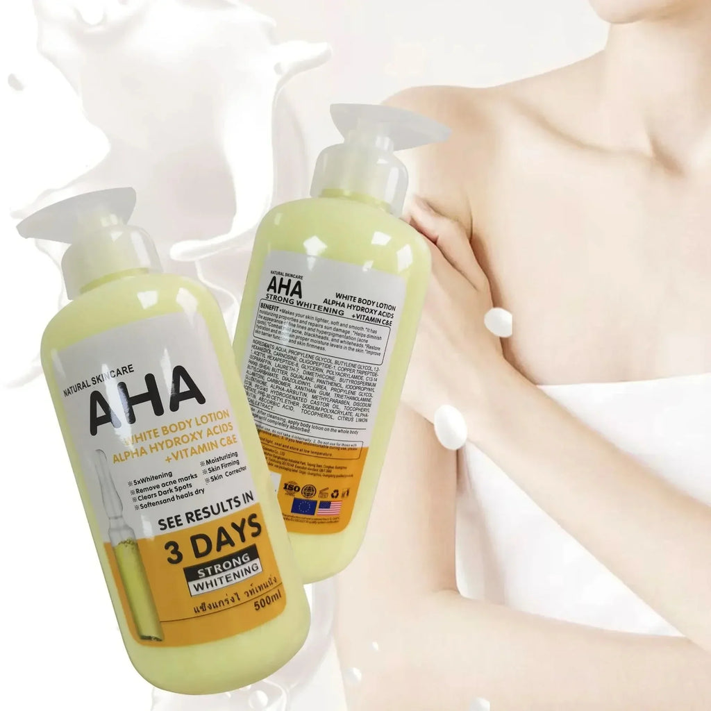 500ml Brightening Body Cream – Vitamin C&E & Hyaluronic Acid Brightening Body Cream HIP