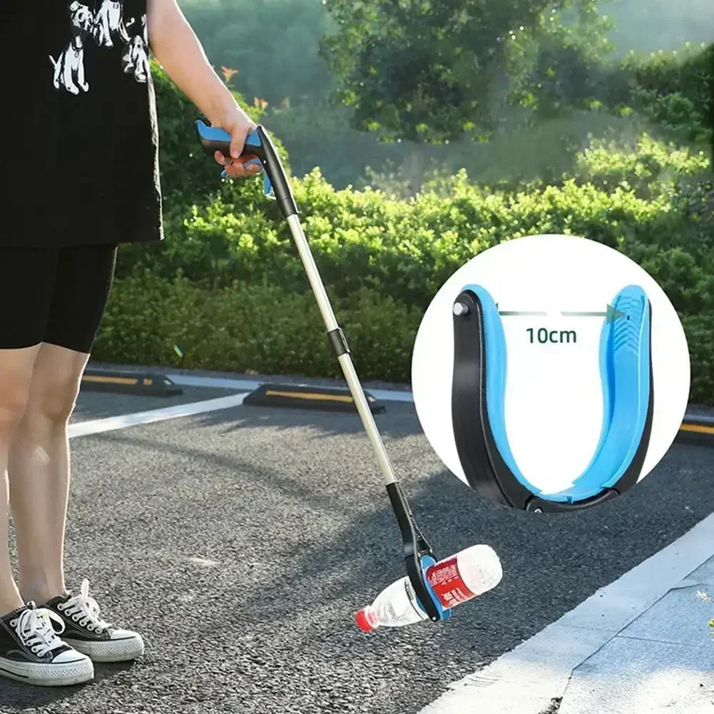 Foldable Manual Tool Garbage Collector Picker Portable with Anti slip Pliers Picking Tool Trash clip Garbage Picker Shoe tongs HIP