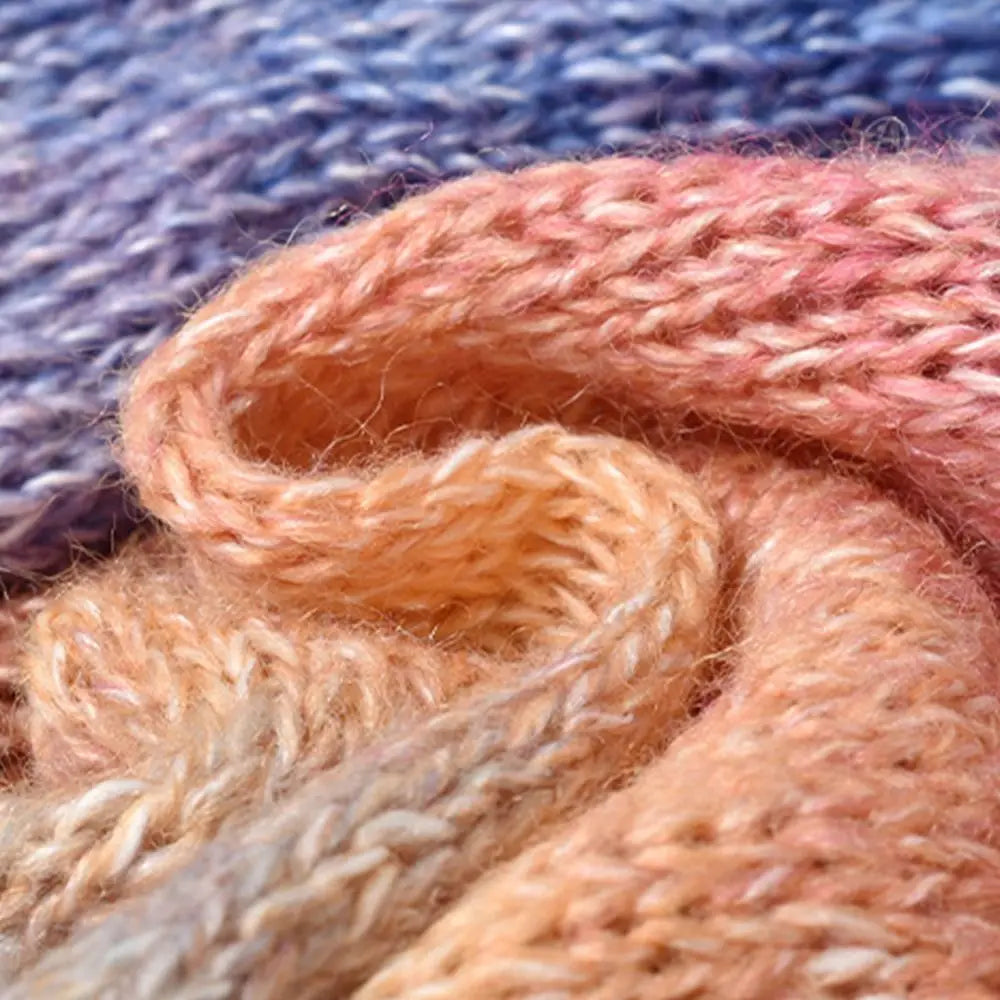 250M Rainbow Gradient Silk Mohair Cake Yarn – Soft & Versatile Cake Yarn HIP