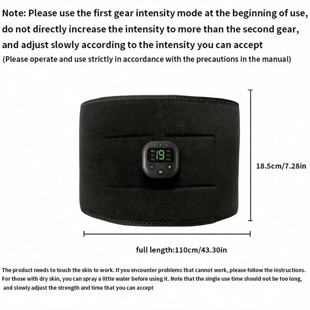 Electric Waist & Body Massager Belt – USB Rechargeable | HIP Body Massager Belt HIP