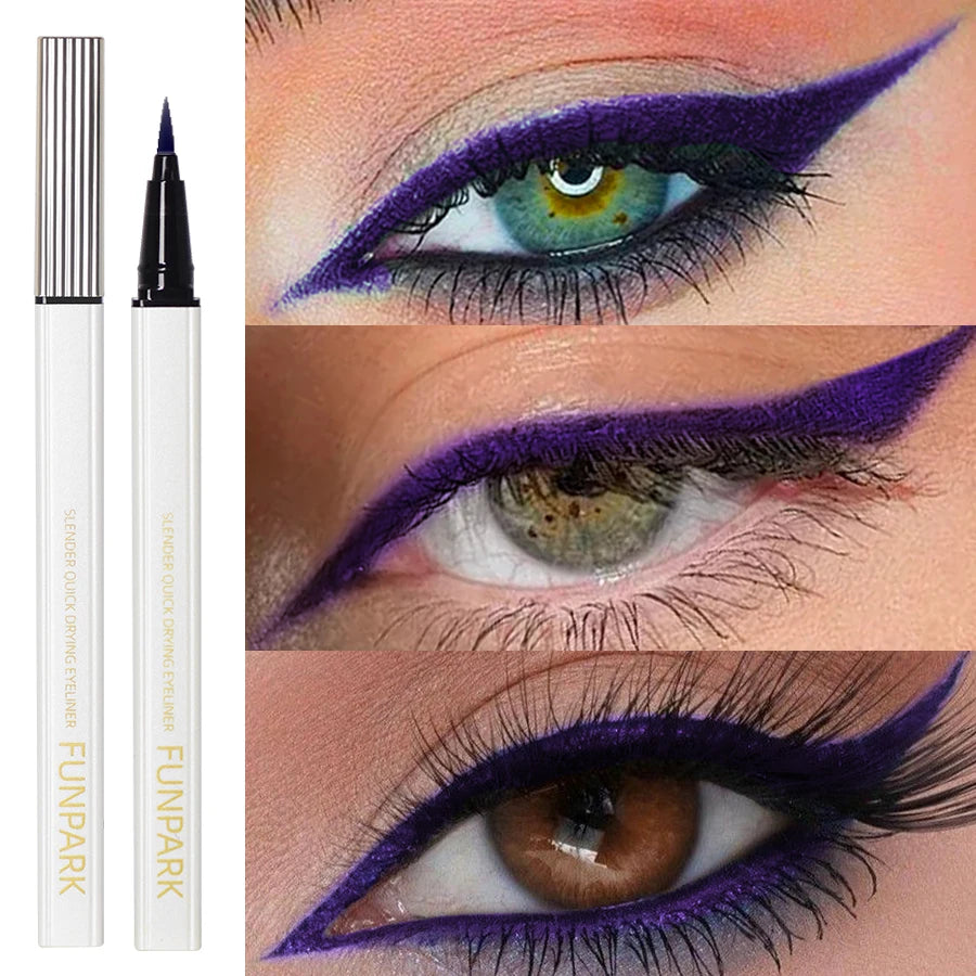 Purple Matte Liquid Eyeliner Pen – Waterproof & Long Lasting Liquid Eyeliner Pen HIP