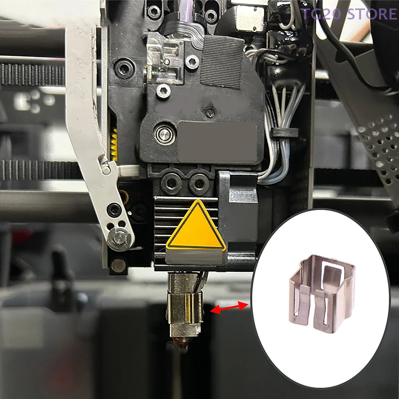 4-Pack Heating Block Clips for Bambu Lab X1 & P1P Printer 3D Printer Parts HIP