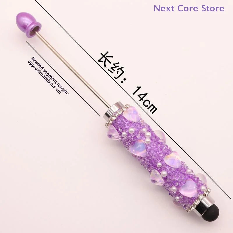 Beaded 2-in-1 Ballpoint & Touchscreen Stylus Pen Stylus Ballpoint Pen HIP