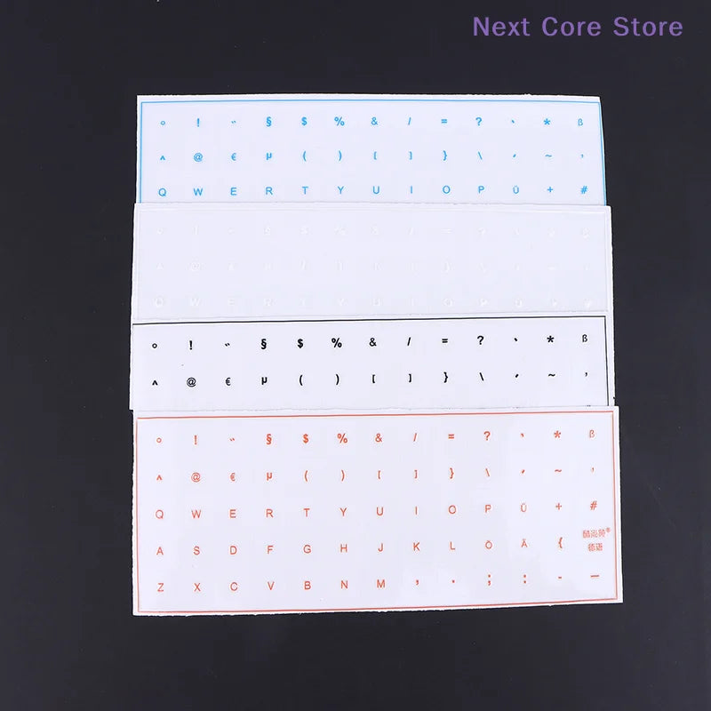 German Keyboard Stickers with Tweezers – Waterproof PVC Keyboard Stickers HIP