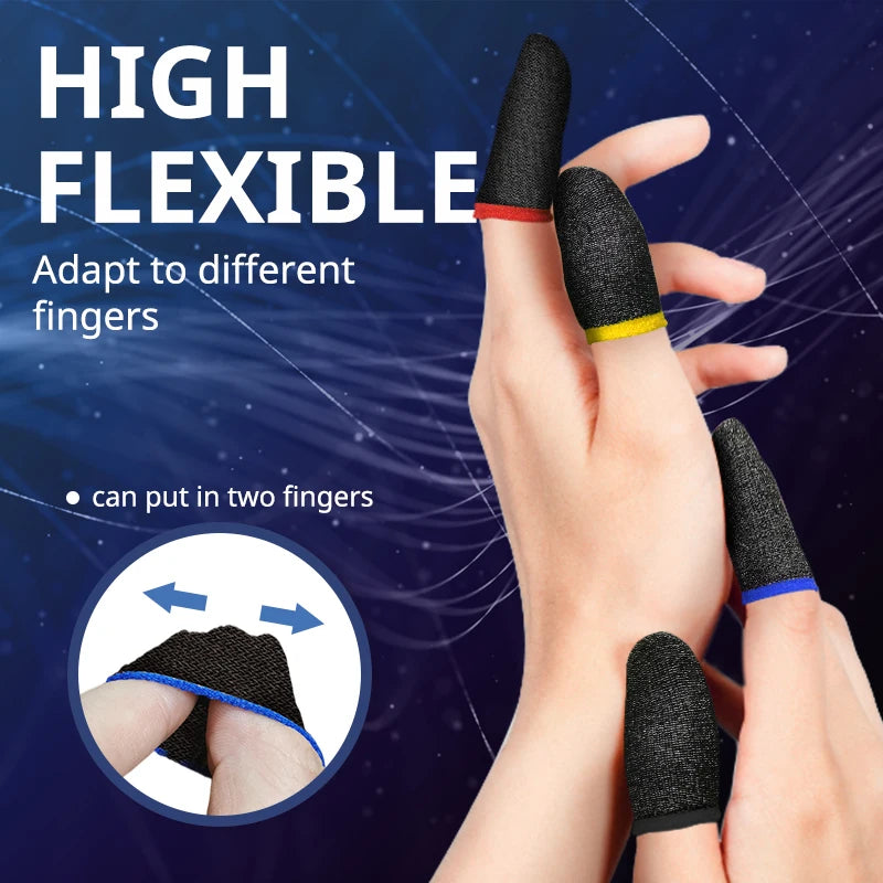 Gaming Fingertip Gloves – Sweatproof Anti-Slip Touch Screen Gaming Finger Gloves HIP