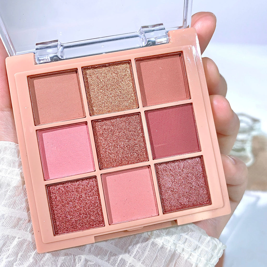 JUJU Dream 9-Color Earth Tone Eyeshadow Palette | Warm Browns Eyeshadow Palette HIP