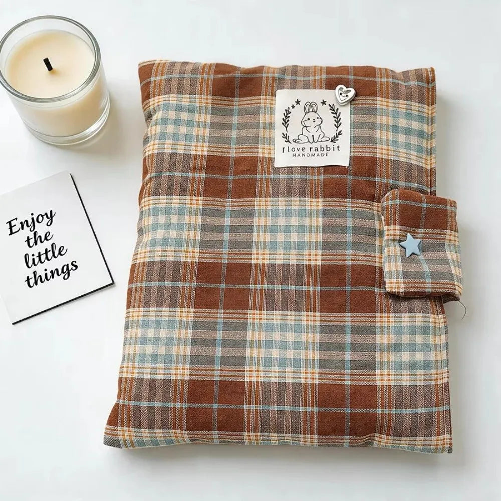 6-7 Inch E-Reader Sleeve – Plaid Padded Shockproof Pouch E-Reader Sleeve HIP