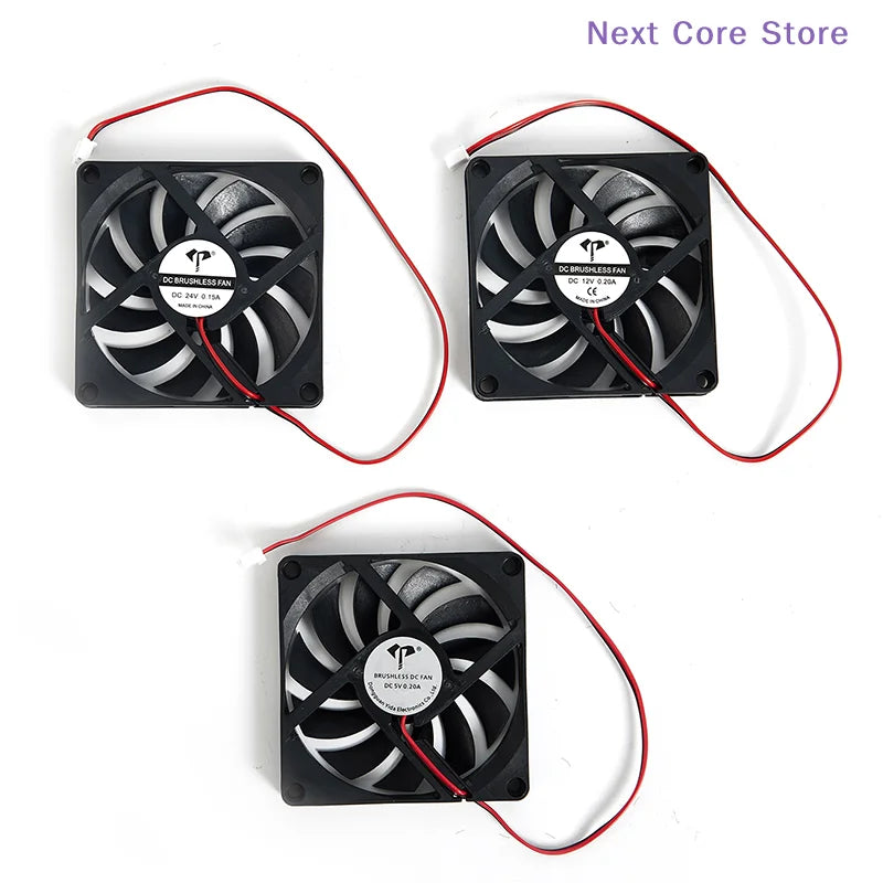 8010 Brushless Cooling Fan 80mm 5V 12V 24V 2-Pin PC Fan PC Cooling Fan HIP