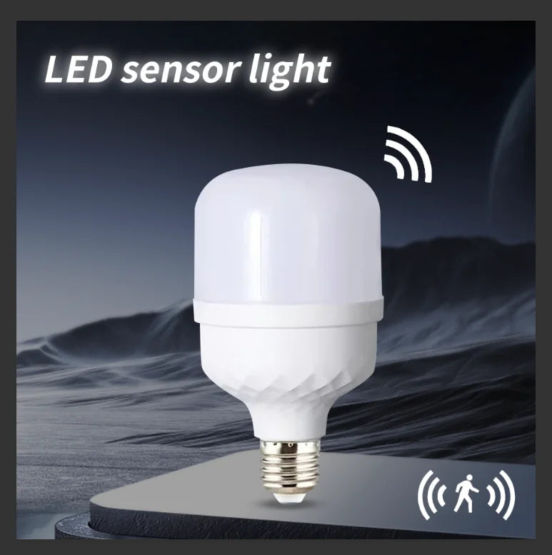 Sound Sensor LED Bulb E27 Voice Sensor Light Bulbs Saving Energy High Brightness Lamp For Stair Pathway Warehouse Garden 220V HIP