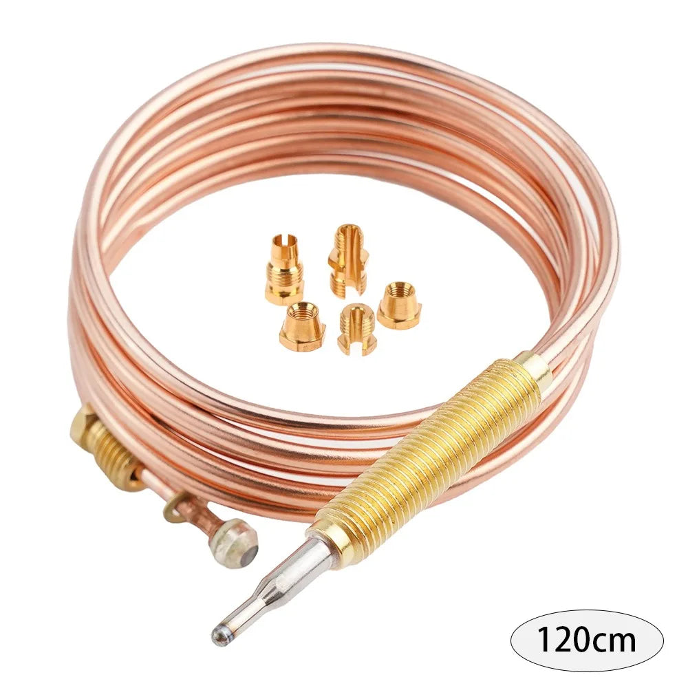 M6 Thermocouple Replacement Set – Gas Stove Probe 60–150cm Thermocouple Probe Set HIP 120cm