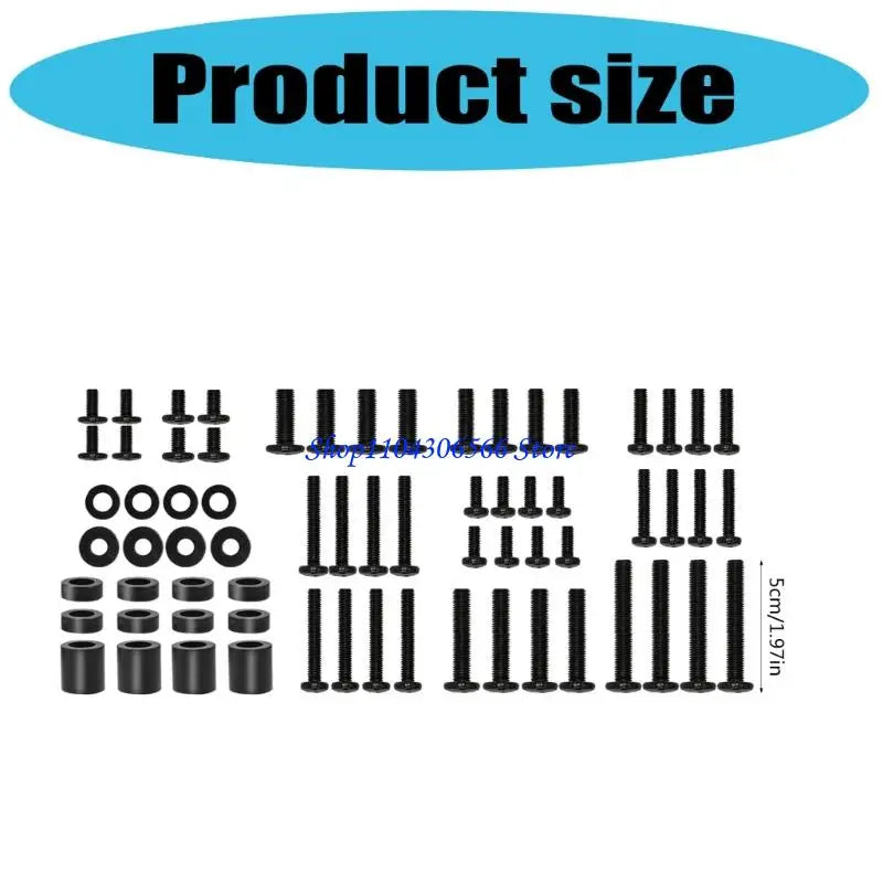 VESA Mounting Hardware Kit – Screws, Washers & Spacers Mounting Hardware Kit HIP