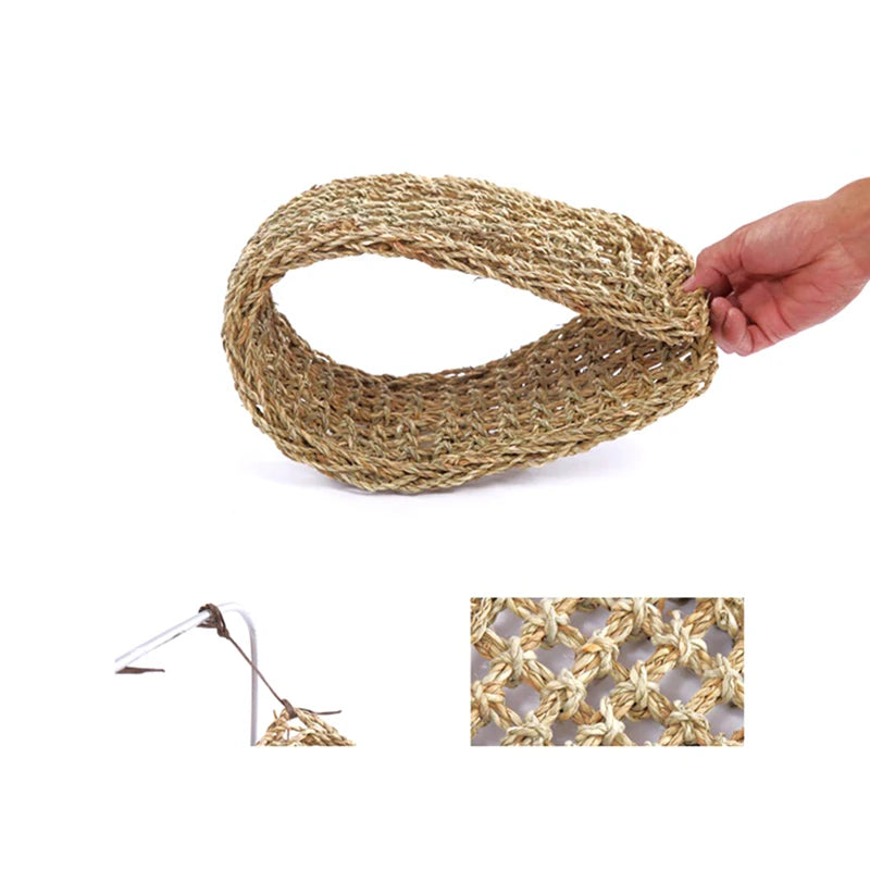 Natural Seaweed Hammock Lounger for Lizards, Birds & Small Pets Pet Hammock Lounger HIP