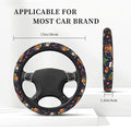 Christmas Steering Wheel Cover – 15 Inch Polyester | HIP Steering Wheel Cover HIP black