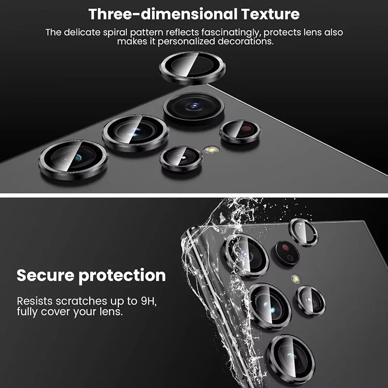 Metal Ring Camera Lens Protector – Samsung S24 Ultra/Plus/S23 FE Camera Lens Protector HIP