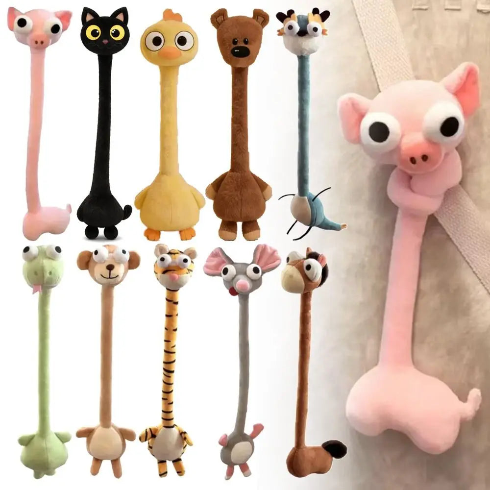 Cartoon Long Neck Animal Plush Toy – Bag Pendant Doll Plush Stuffed Toy HIP