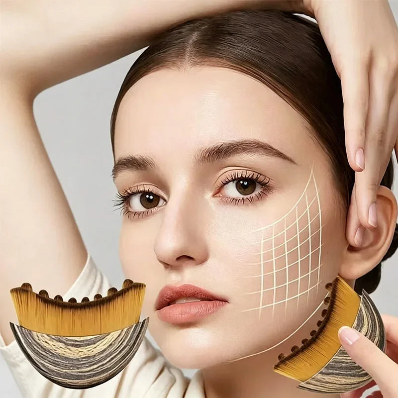 Lymphatic Contour Face Brush – Sculpting Drainage Massager Face Massage Tool HIP