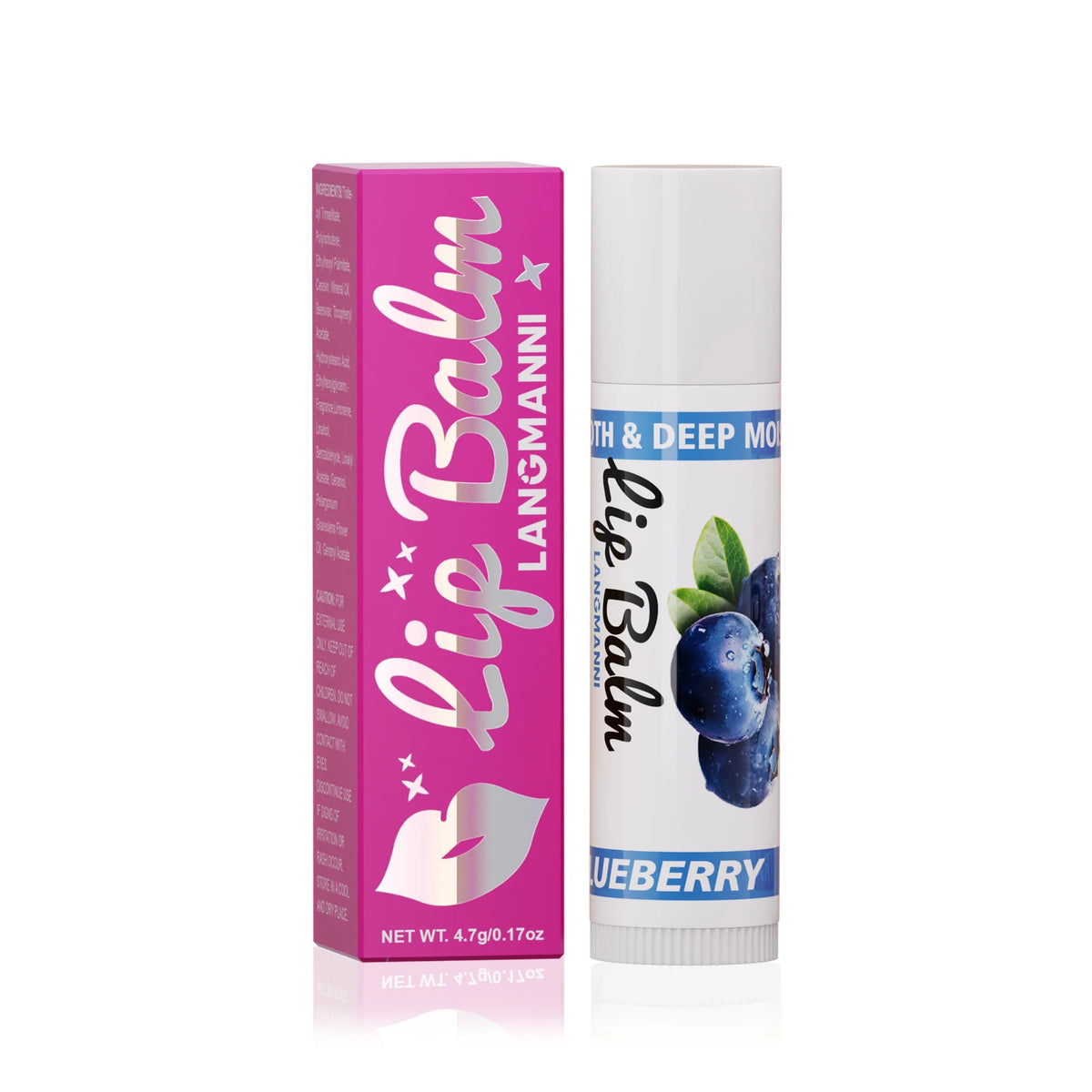 LANGMANNI 12-Flavor Fruit Lip Balm – Hydrating & Moisturizing Fruit Lip Balm HIP 11
