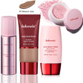 Ultimate Blurring Setting Powder Travel Size Set Waterproof Setting Spray Blur Magnet Primer BASE BLUR BALM Oil Control Kit HIP 4 medium dark set1