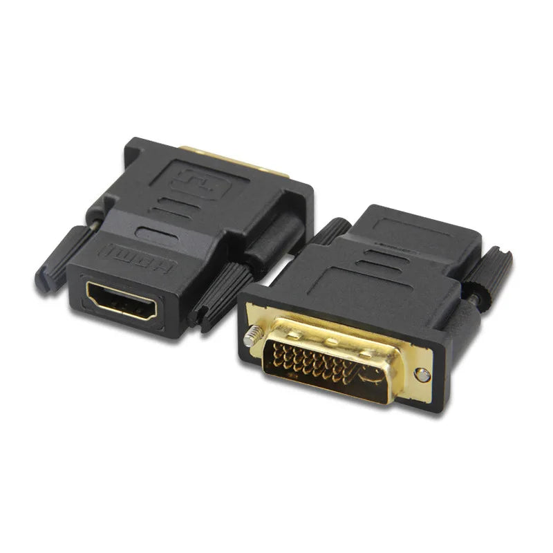 DVI to HDMI Adapter – DVI 24+1 Male to HDMI Female Converter Video Adapter HIP