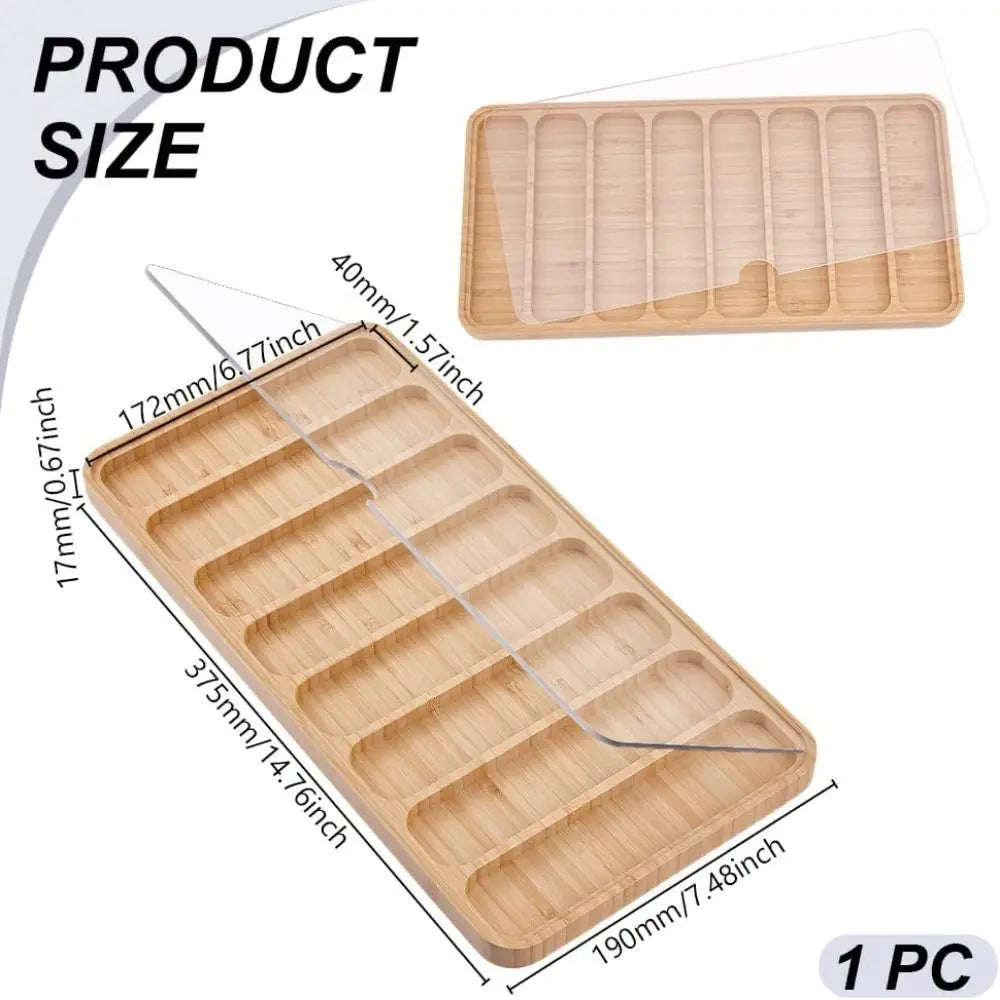 Wooden Watch Band Organizer – 4/8/9 Slots & Acrylic Lid Watch Band Organizer HIP