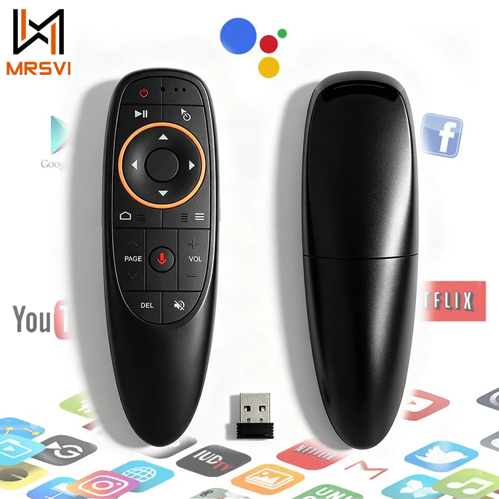 MRSVI G10S Air Mouse Voice Remote 2.4G Wireless Gyroscope Wireless Air Mouse Remote HIP