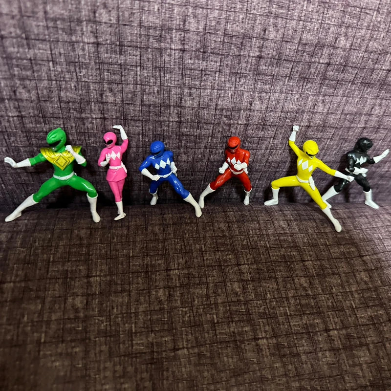 Hasbro Power Rangers 6-Piece PVC Action Figure Set | Official Action Figure Set HIP