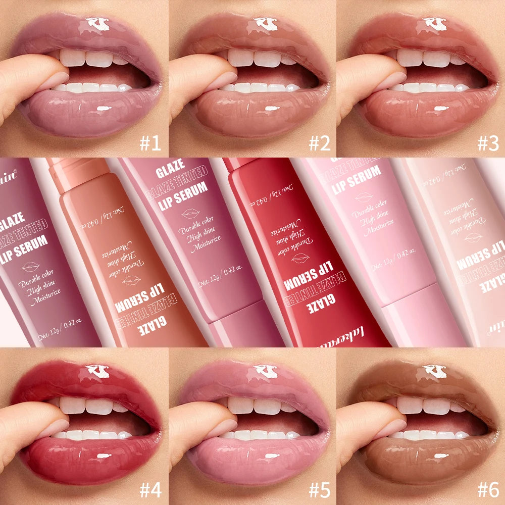 Lip Gloss Lip Glowy Balm Nourishing Tinted Moisturizer Repairing Lip Tint Glow Liquid Lips Gel Hydrating Lips Care HIP