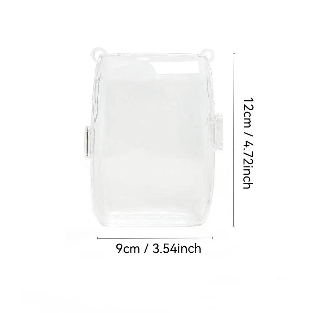 Transparent PC Case + Shoulder Strap for Instax Mini Link 3 Printer Carrying Case HIP