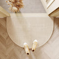 Semi-Circular Non-Slip Door Mat – Modern Entryway Rug Entry Door Mat HIP 4 50x80cm-Felt