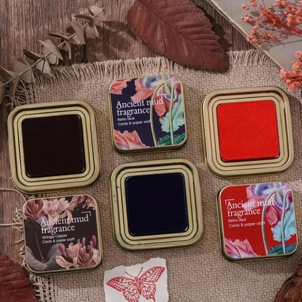 Square Ink Pad – Oil-Based Felt Stamp Pad in 7 Colors Stamp Ink Pad HIP