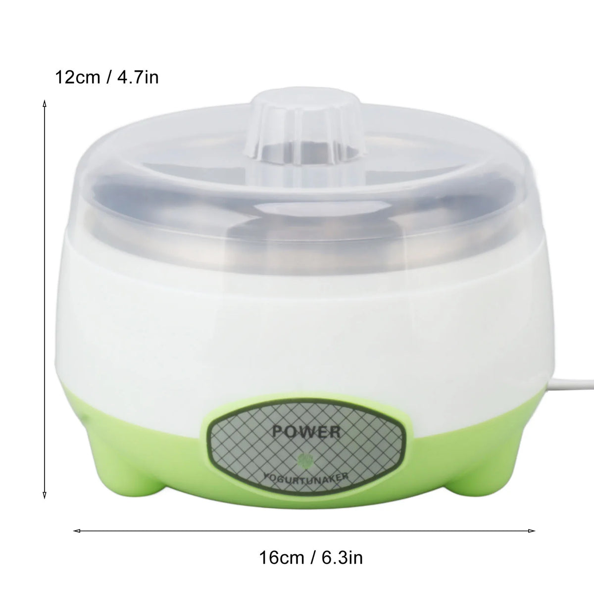 Compact Yogurt Maker Machine Stainless Steel Container Yogurt Maker for Homemade DIY Yogurt Green 15W DIY Yogurt Maker Machine HIP