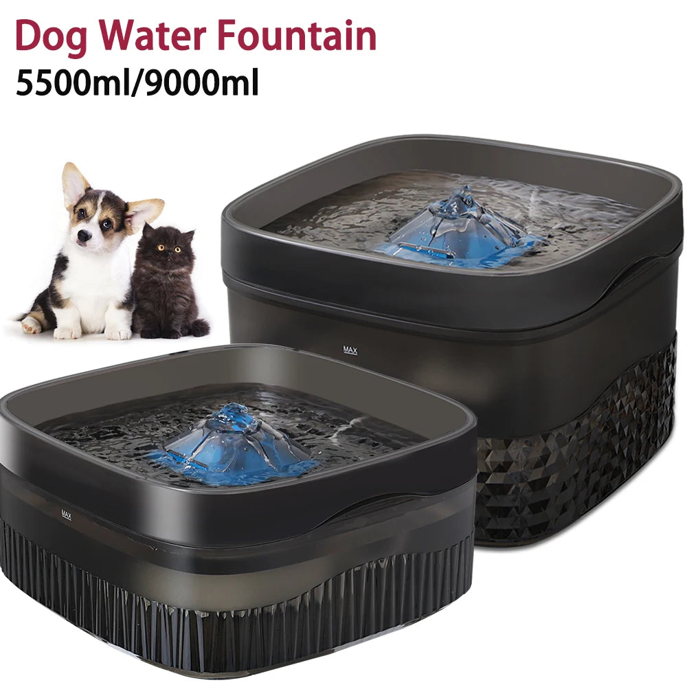 Large-Capacity Pet Water Fountain Large Dog Drinking Bowl with Ultra-Quiet Pump for Multiple Cats or Dogs Pet Drinking Dispenser HIP