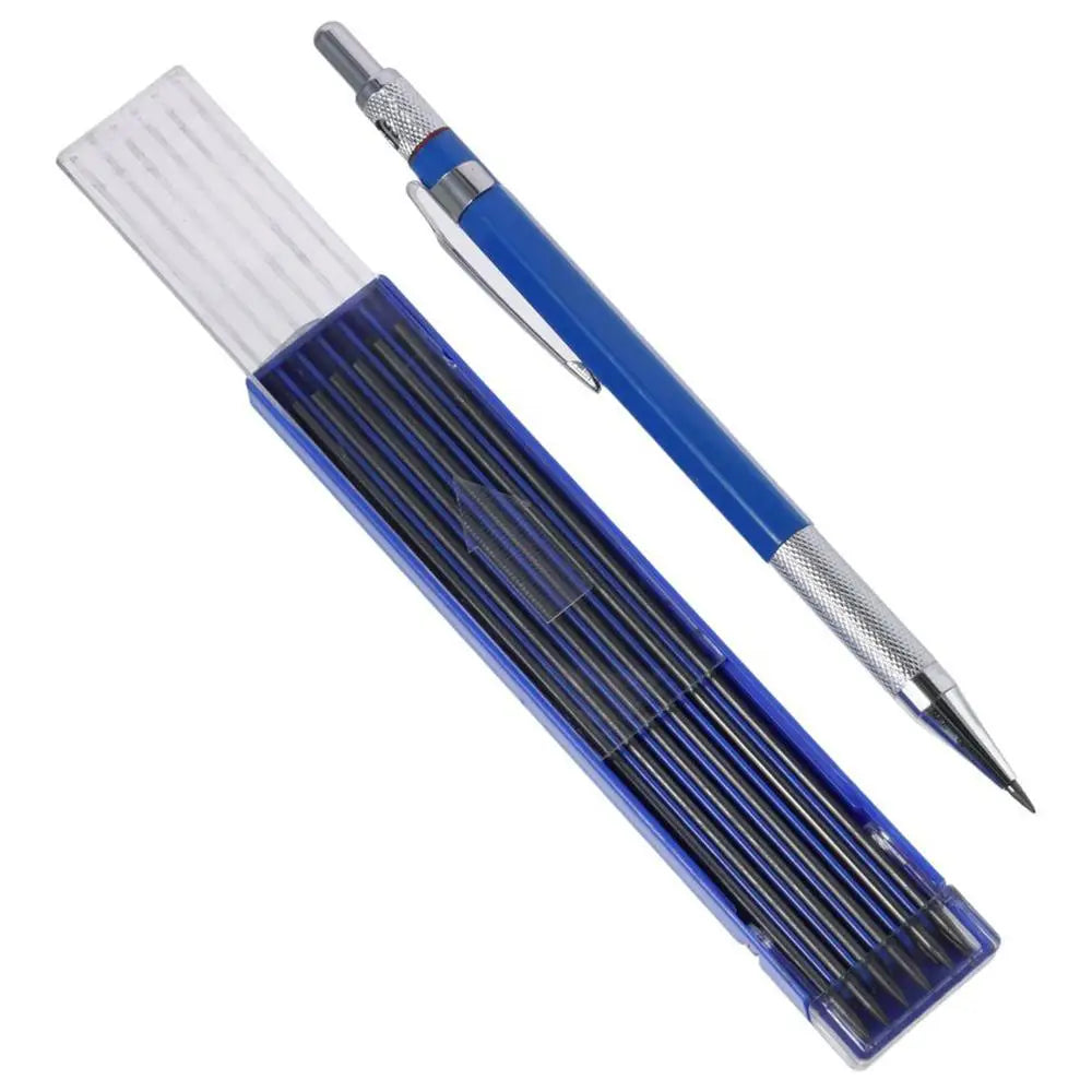 26-Pc Welder's Pencil Set – Silver Metal Marker & Refills Marking Pencil Set HIP