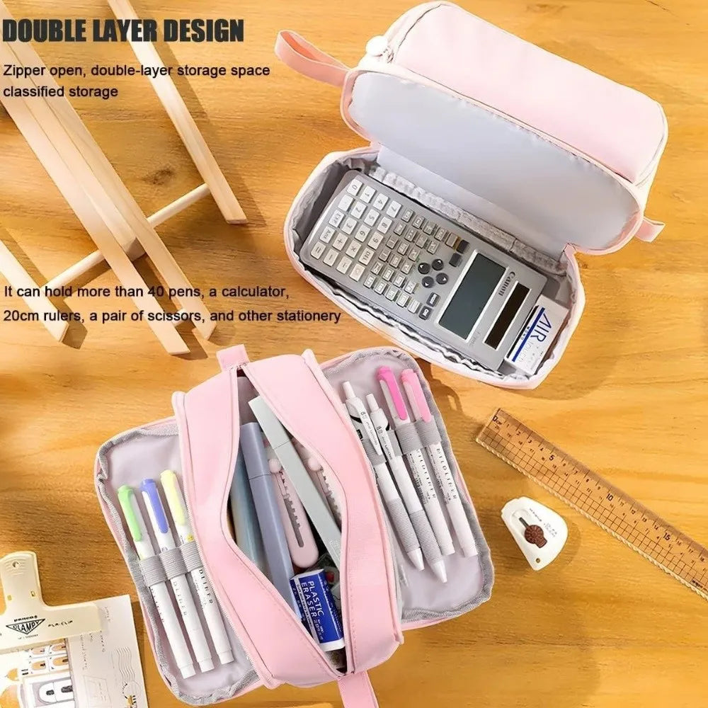 Large Capacity 4-Layer Pencil Case – Multi-Compartment Pouch Pencil Case HIP