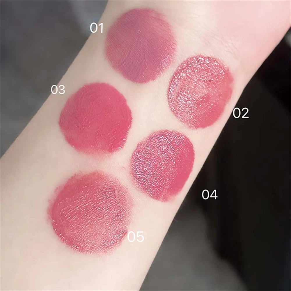 Slightly Drunk Rose Canned Lip Mud Mist Lipstick Moisturizing Velvet Matte Mousse Solid Lip Gloss Rouge Cream Tint Lips Makeup HIP