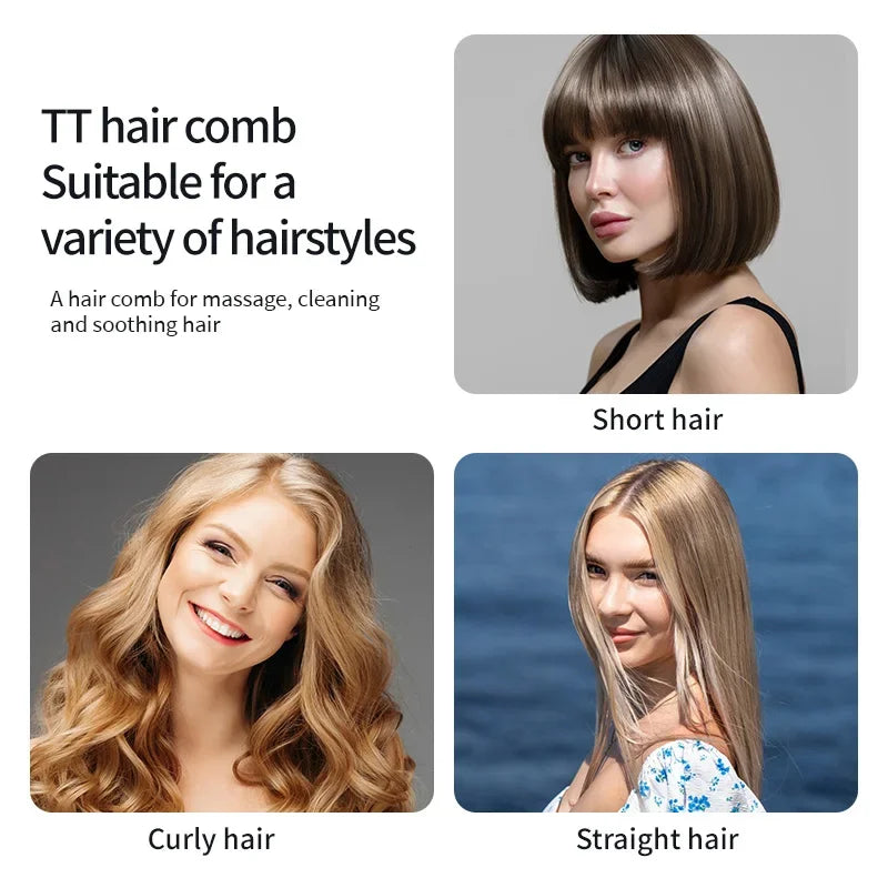 Anti-Static Air Cushion Detangling Hair Brush & Comb | HIP Detangling Hair Brush HIP