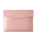 PU Leather File Folder – A4 Document Organiser & Briefcase Leather File Folder HIP pink-A4