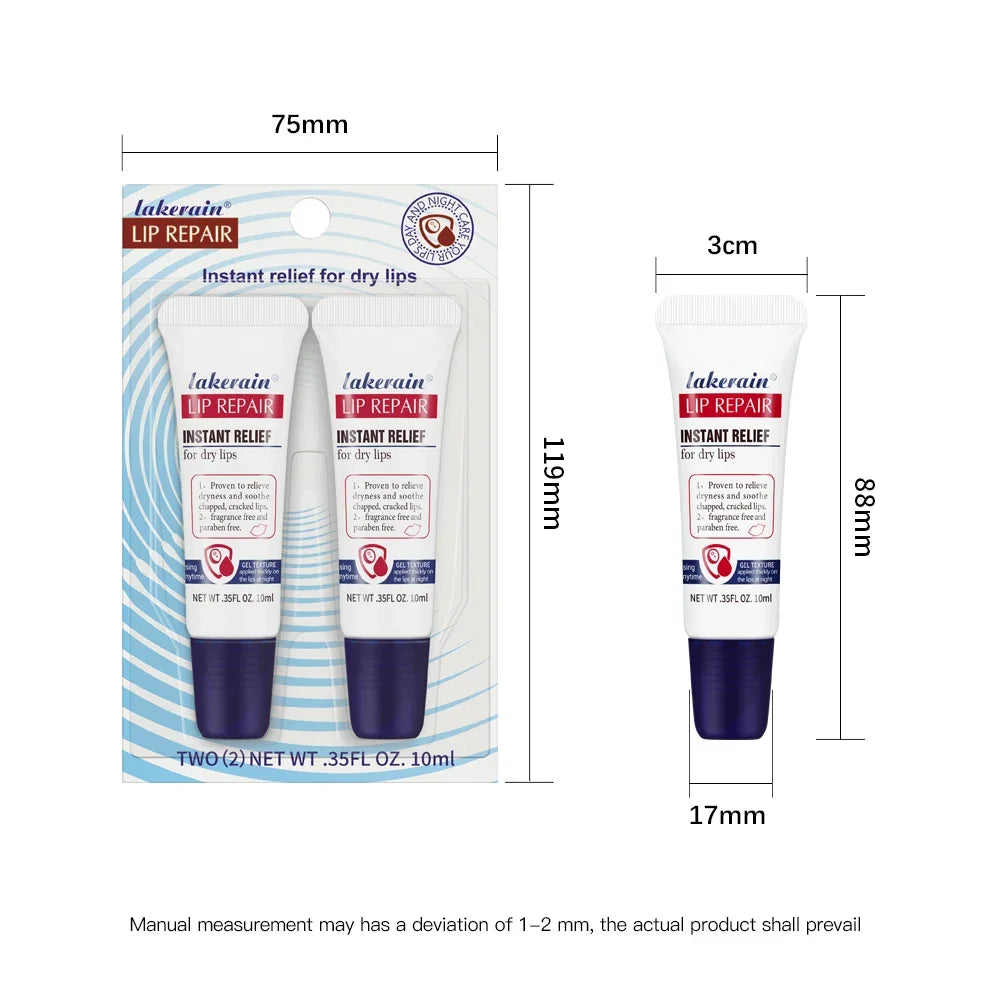 Lakerain Moisturizing Lip Repair Cream | Liquid Balm & Makeup Base Lip Repair Balm HIP
