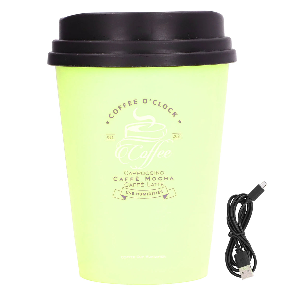 Mini Humidifier Auto Off Portable Size Highly Small Humidifier Light Weight 300ml Capacity for Home for Car for Office HIP green USB Type-C