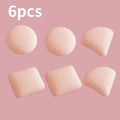 3-Pack Dry & Wet Makeup Sponge Puffs – Foundation & Powder Makeup Sponge Puff HIP C657-6pcs opp