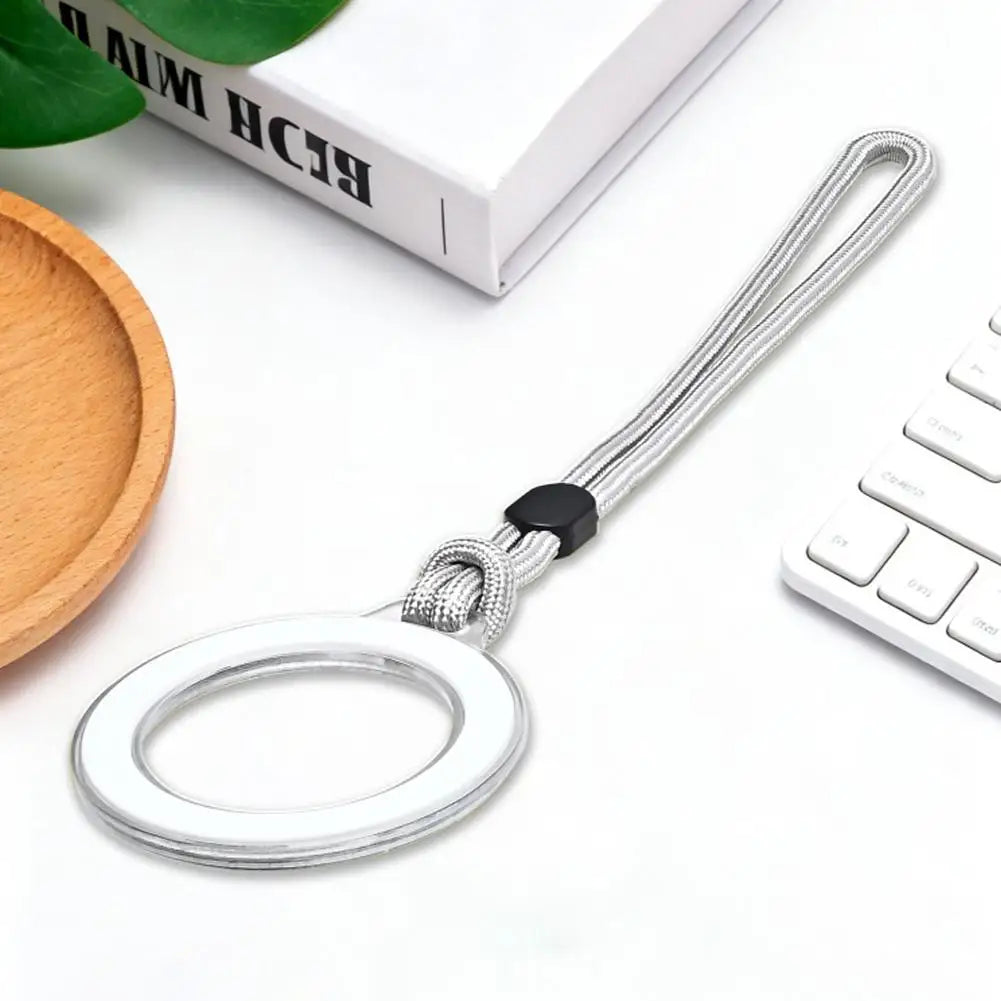 Universal Mobile Phone Magnetic Ring Lanyard Detachable Phone Charm Magnet Ring Wirst Adjustable Bag Strap for iPhone HIP