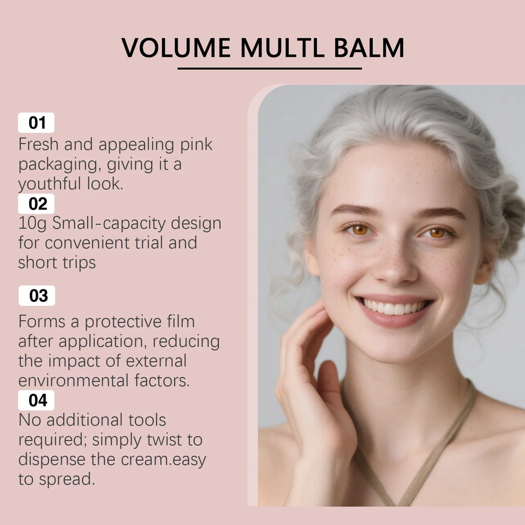PDRN Pink Collagen Multi Balm Stick – Moisturizing Face Cream Collagen Face Balm HIP